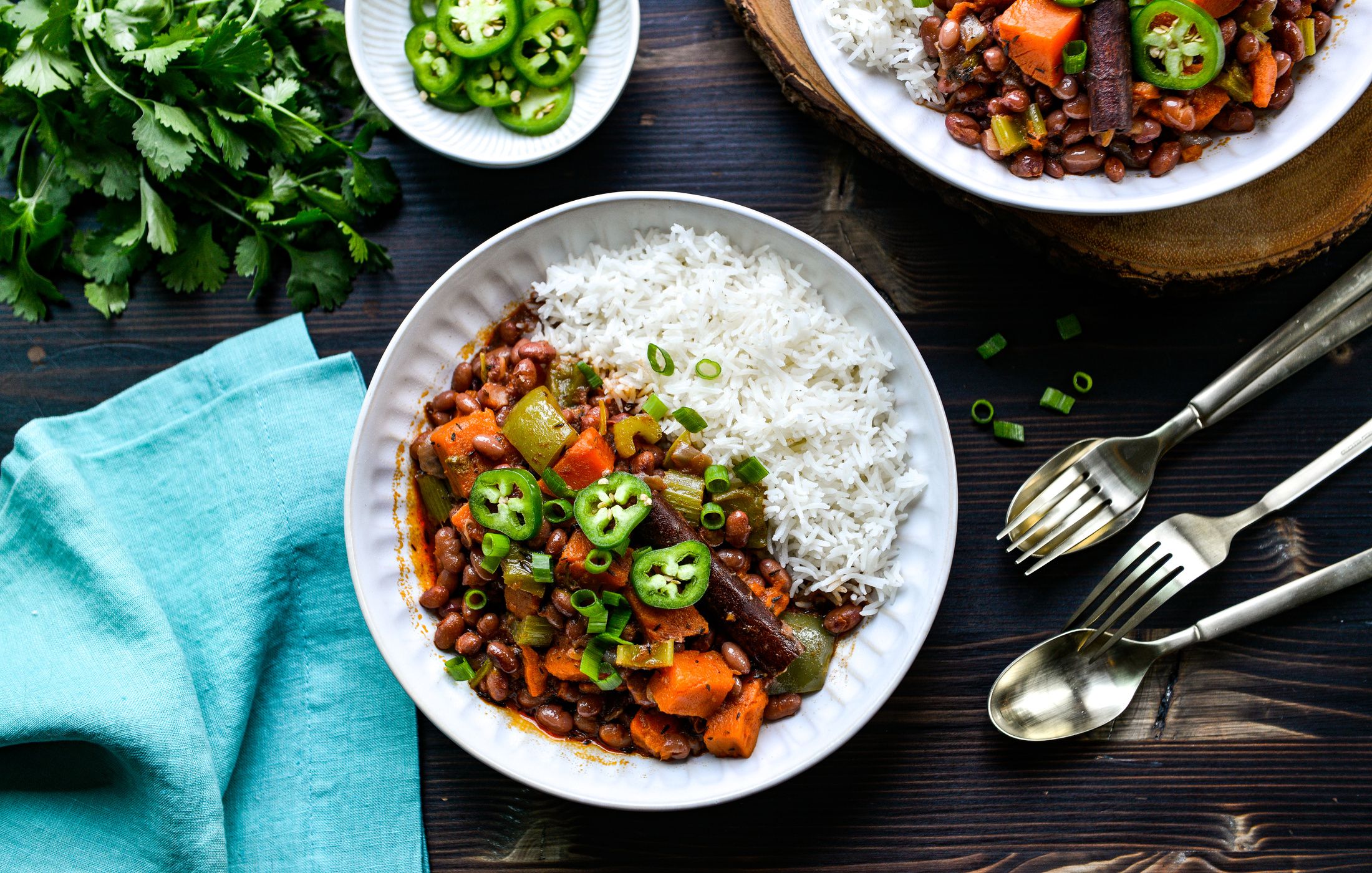 CARIBBEAN RED BEAN AND SWEET POTATO STEW-1